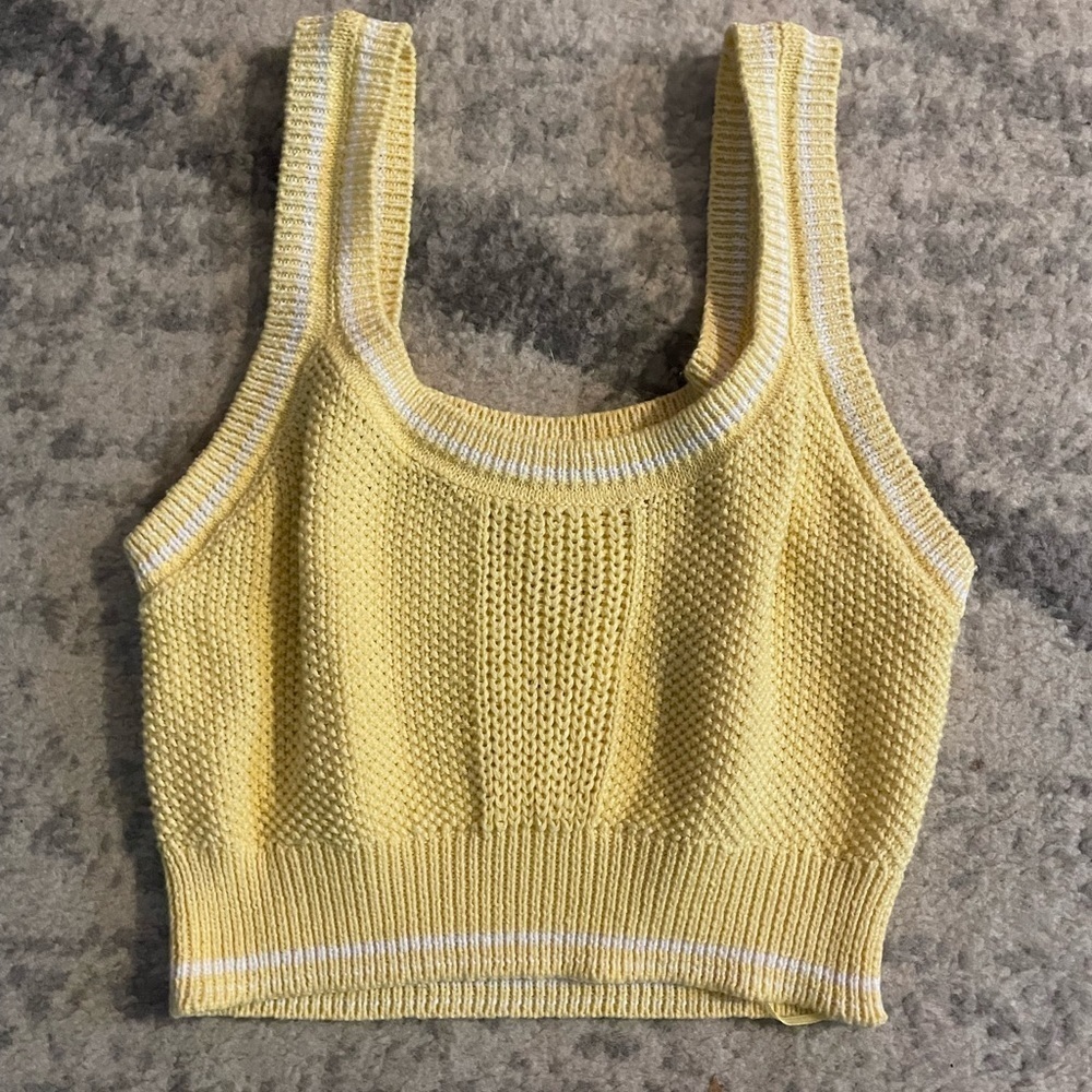 Aeropostale Girls Knitted Crop Top - Picture 2 of 3